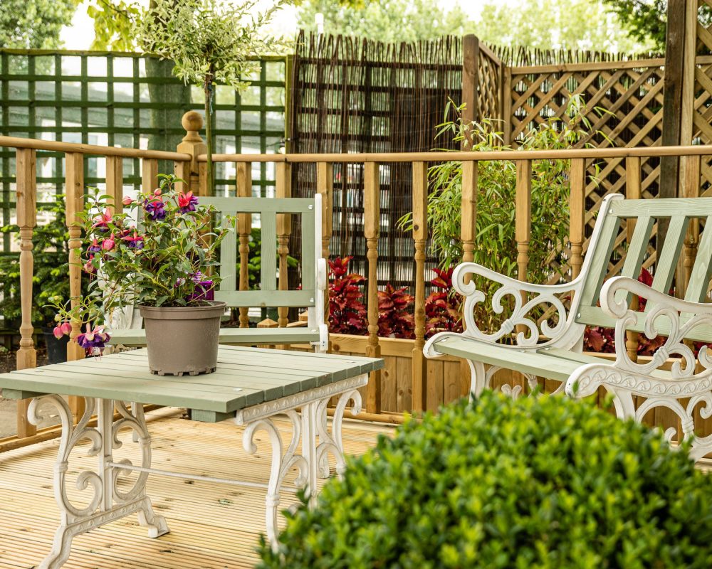 gazebo planters and trellises