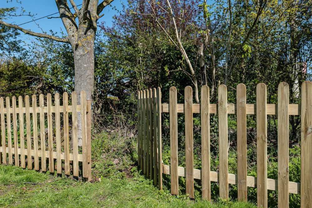 wooden fence