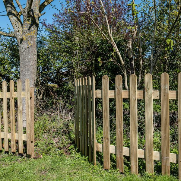 wooden fence